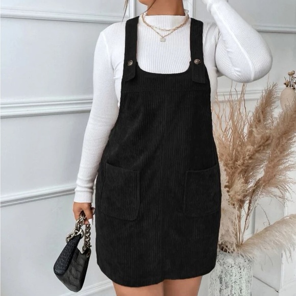 Boho corduroy overall dress - Picture 6 of 6